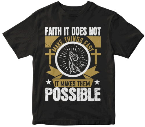 Faith. It does not make things easy, it makes them possible