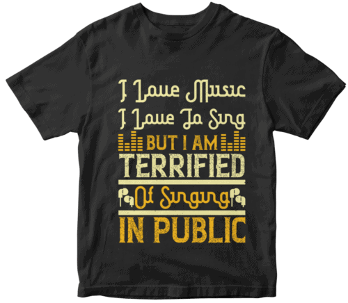 I love music, I love to sing, but I am terrified of singing in public