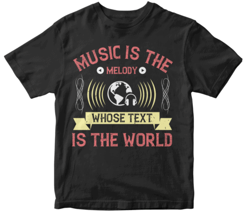 Music is the melody whose text is the world