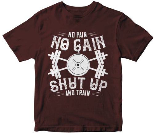 No pain, no gain. Shut up and train