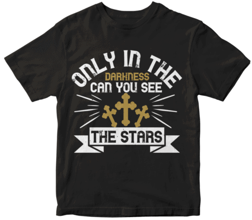 Only in the darkness can you see the stars