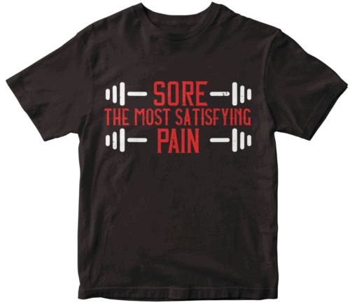 Sore. The most satisfying pain