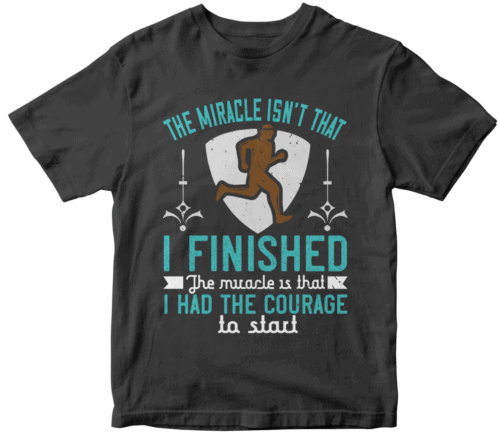 The miracle isn’t that I finished. The miracle is that I had the courage to start-0