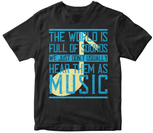 The world is full of sounds. We just don't usually hear them as music