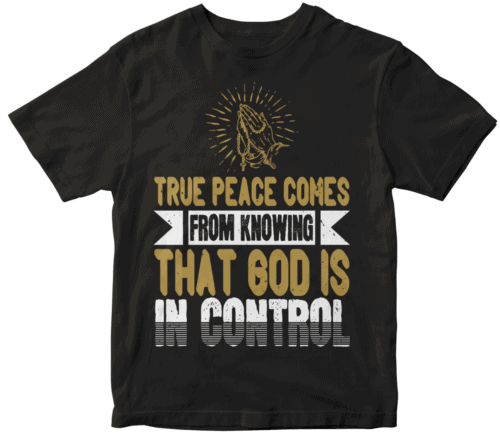True peace comes from knowing that God is in control