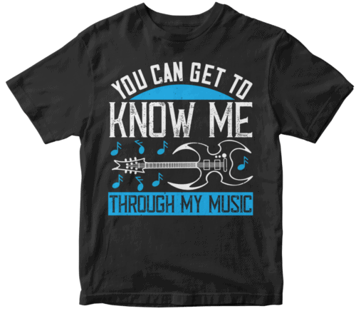 You can get to know me through my music