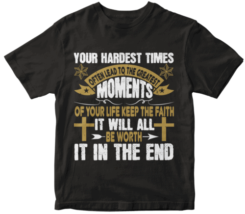 Your hardest times often lead to the greatest moments of your life. Keep the faith. It will all be worth it in the end