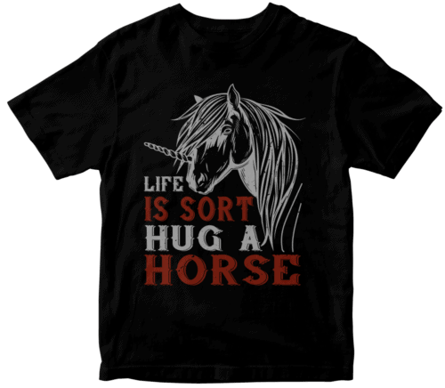 life is sort hug a horse