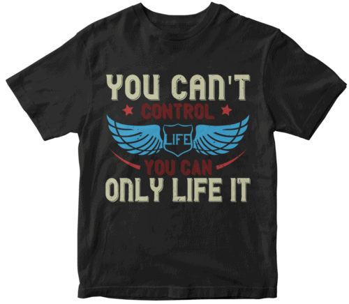 you can't control life you can only life it